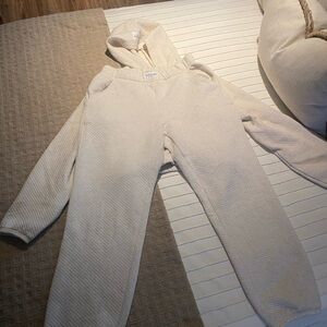 Cozy Cream Hooded matching set